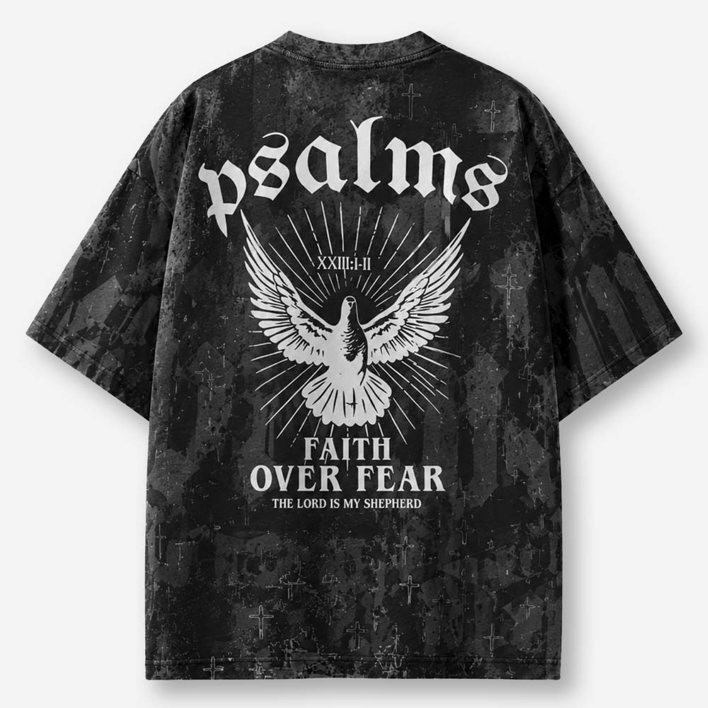 Fearless Dove Eco Oversized Graphic Tees · GRS Certified