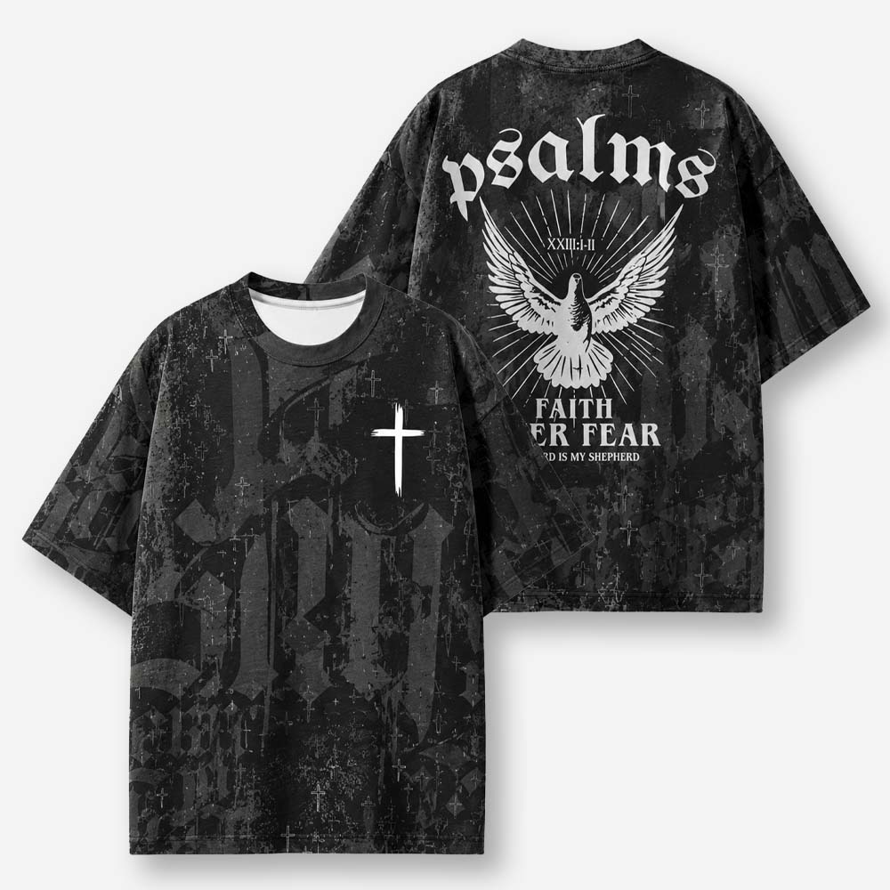 Fearless Dove Eco Oversized Graphic Tees · GRS Certified