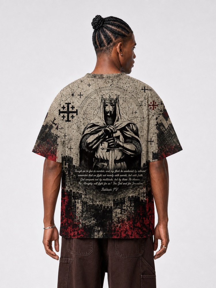 Masked King Eco Oversized Graphic Tees · GRS Certified
