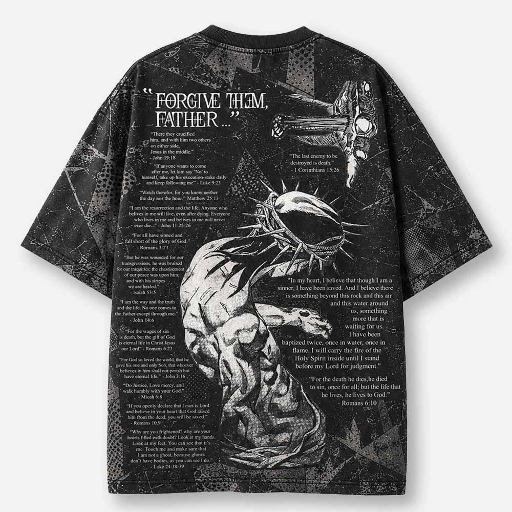 Forgiveness Eco Oversized Graphic Tees · GRS Certified