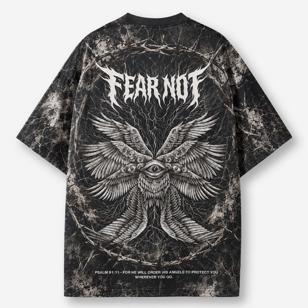 Eye Wing Eco Oversized Graphic Tees · GRS Certified