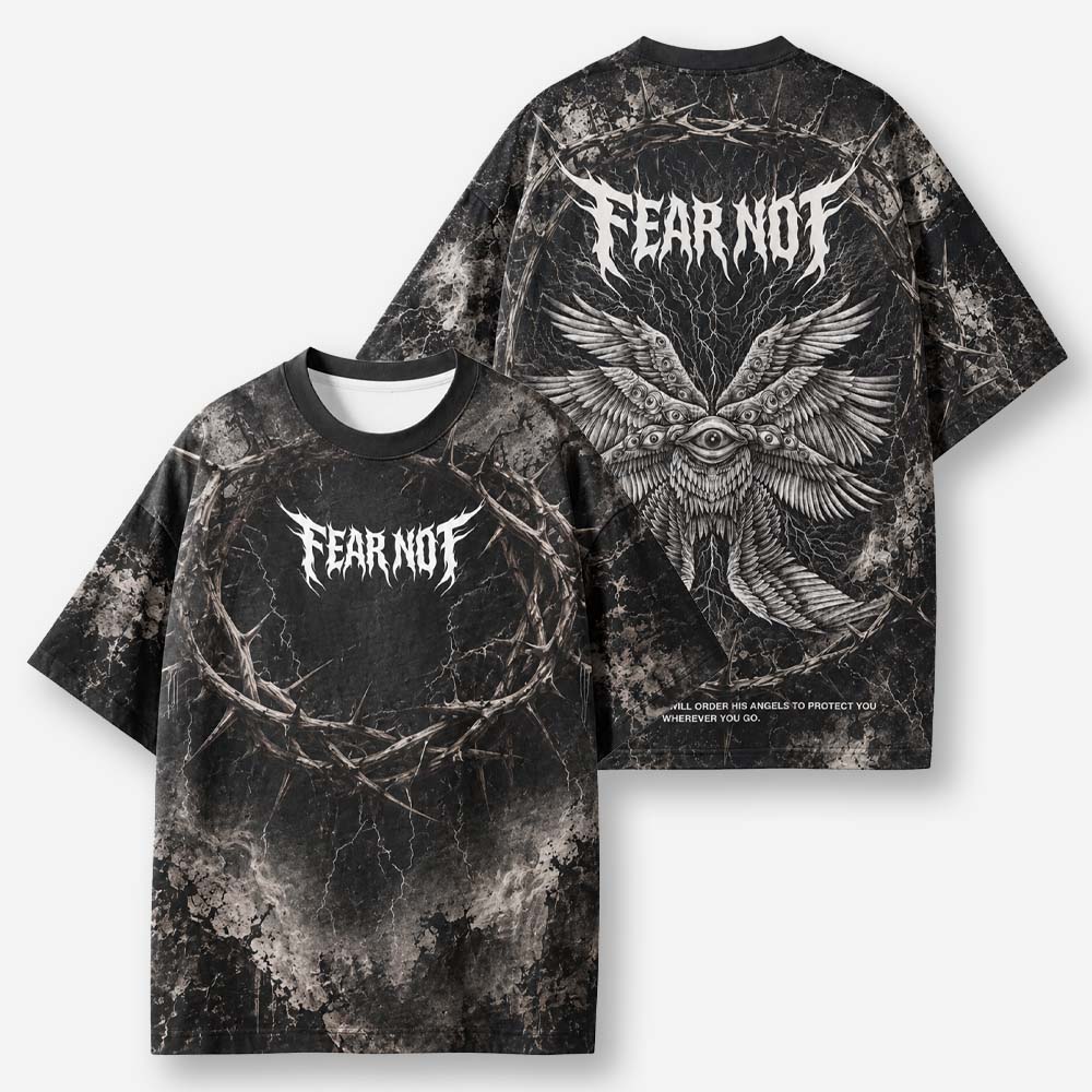 Eye Wing Eco Oversized Graphic Tees · GRS Certified
