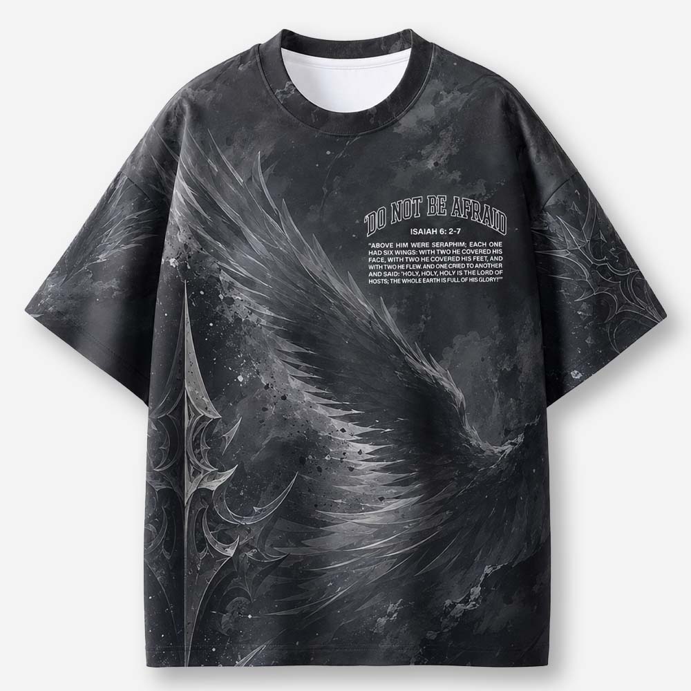 Fearless Eye Wing Eco Oversized Graphic Tees · GRS Certified