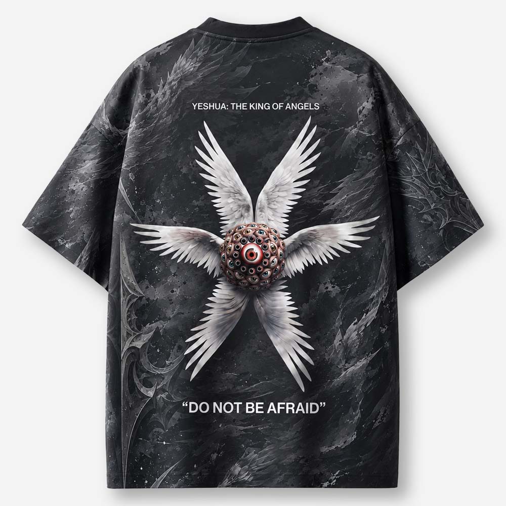 Fearless Eye Wing Eco Oversized Graphic Tees · GRS Certified