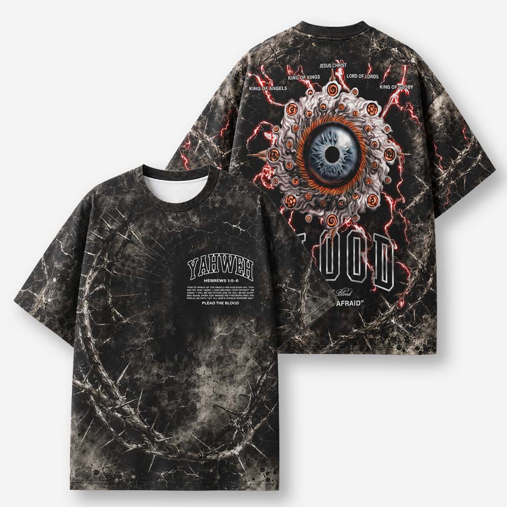 Storm Eye Eco Oversized Graphic Tees · GRS Certified