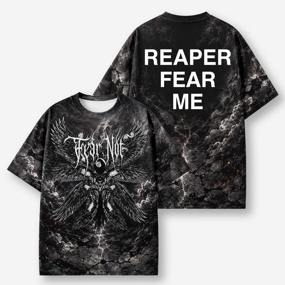 Fearless Wing Eco Oversized Graphic Tees · GRS Certified