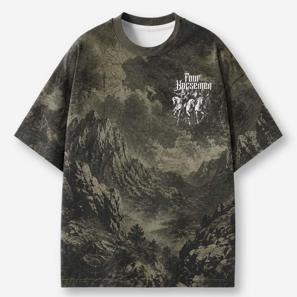 Four Horsemen Eco Oversized Graphic Tees · GRS Certified