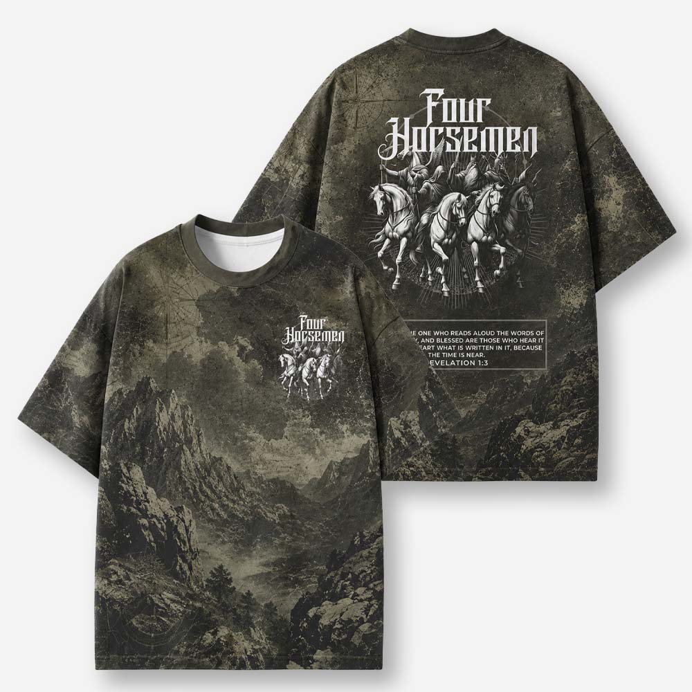 Four Horsemen Eco Oversized Graphic Tees · GRS Certified