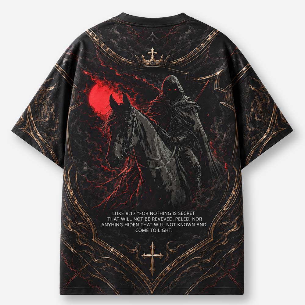 Dark Rider Eco Oversized Graphic Tees · GRS Certified