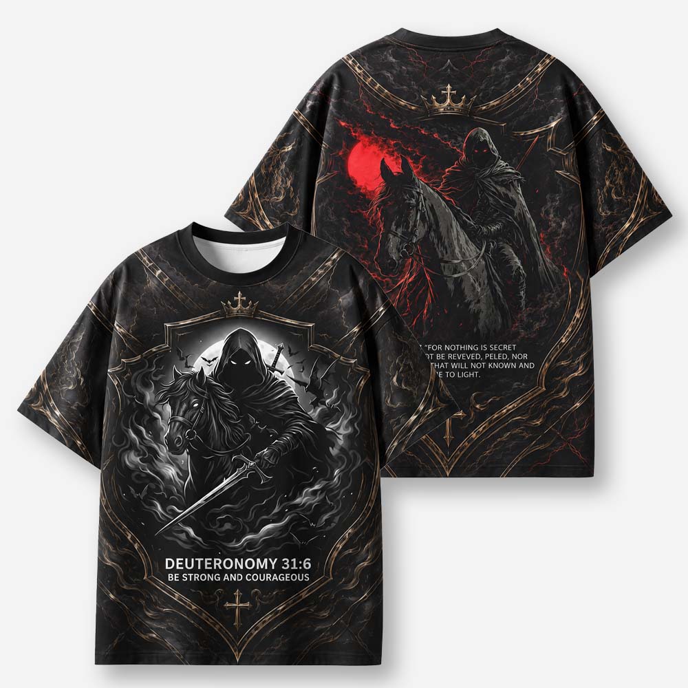 Dark Rider Eco Oversized Graphic Tees · GRS Certified