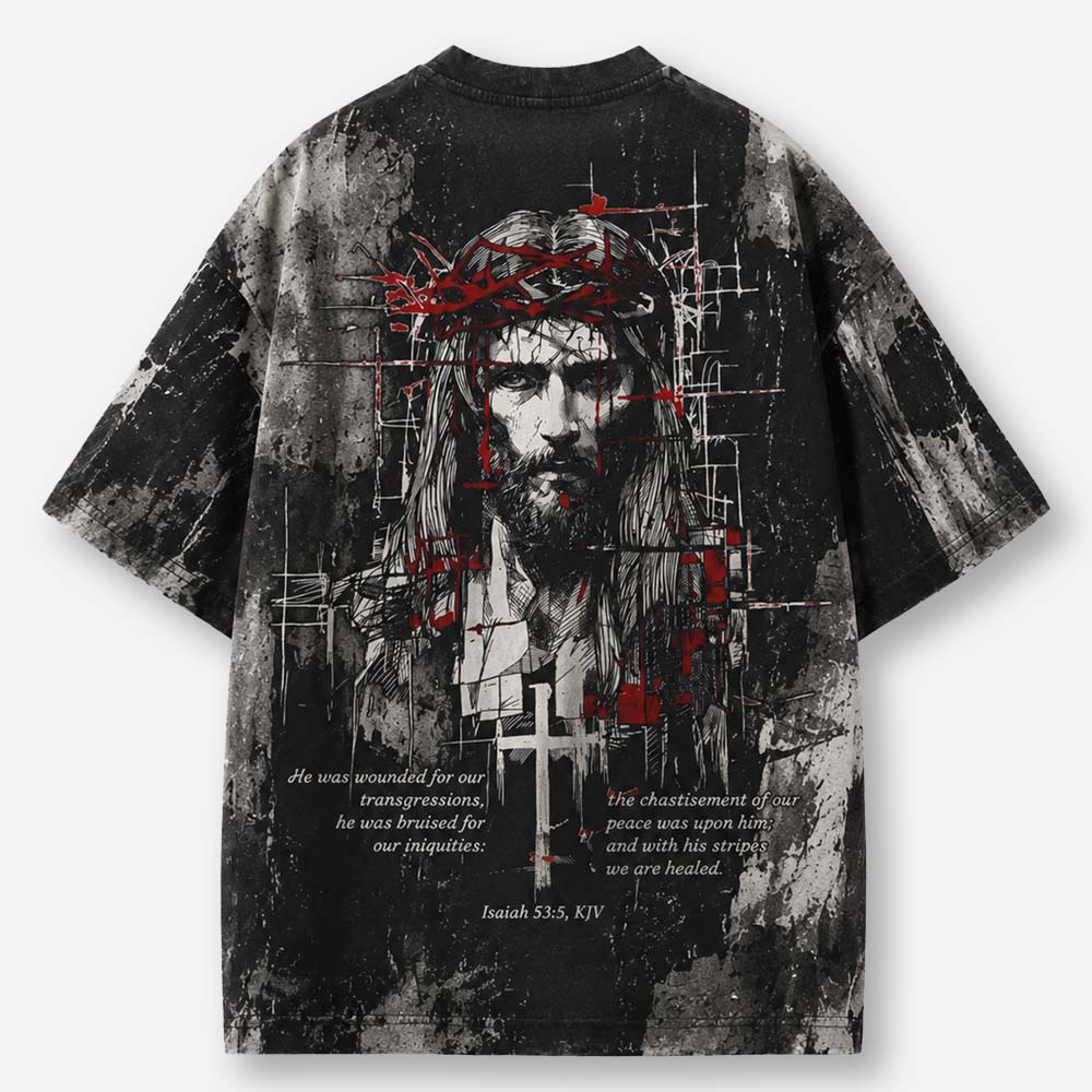 Red Thorn Eco Oversized Graphic Tees · GRS Certified