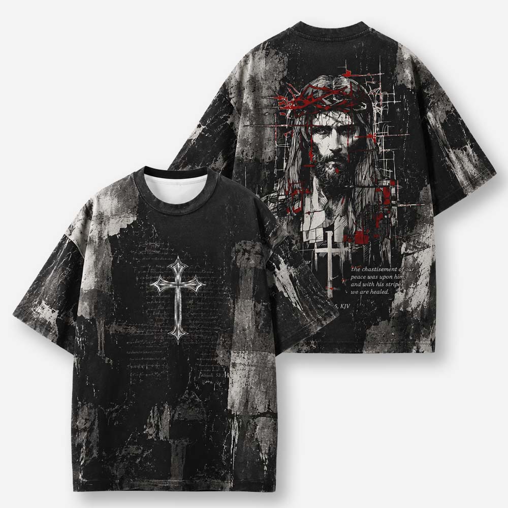 Red Thorn Eco Oversized Graphic Tees · GRS Certified