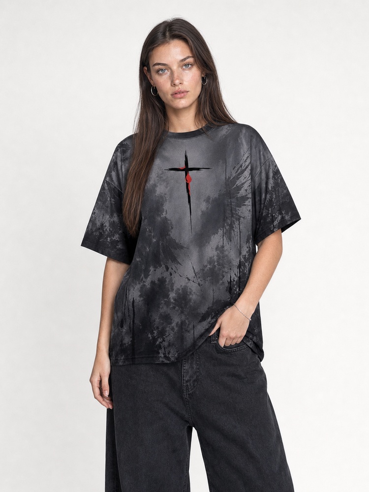 Repent Eco Oversized Graphic Tees · GRS Certified