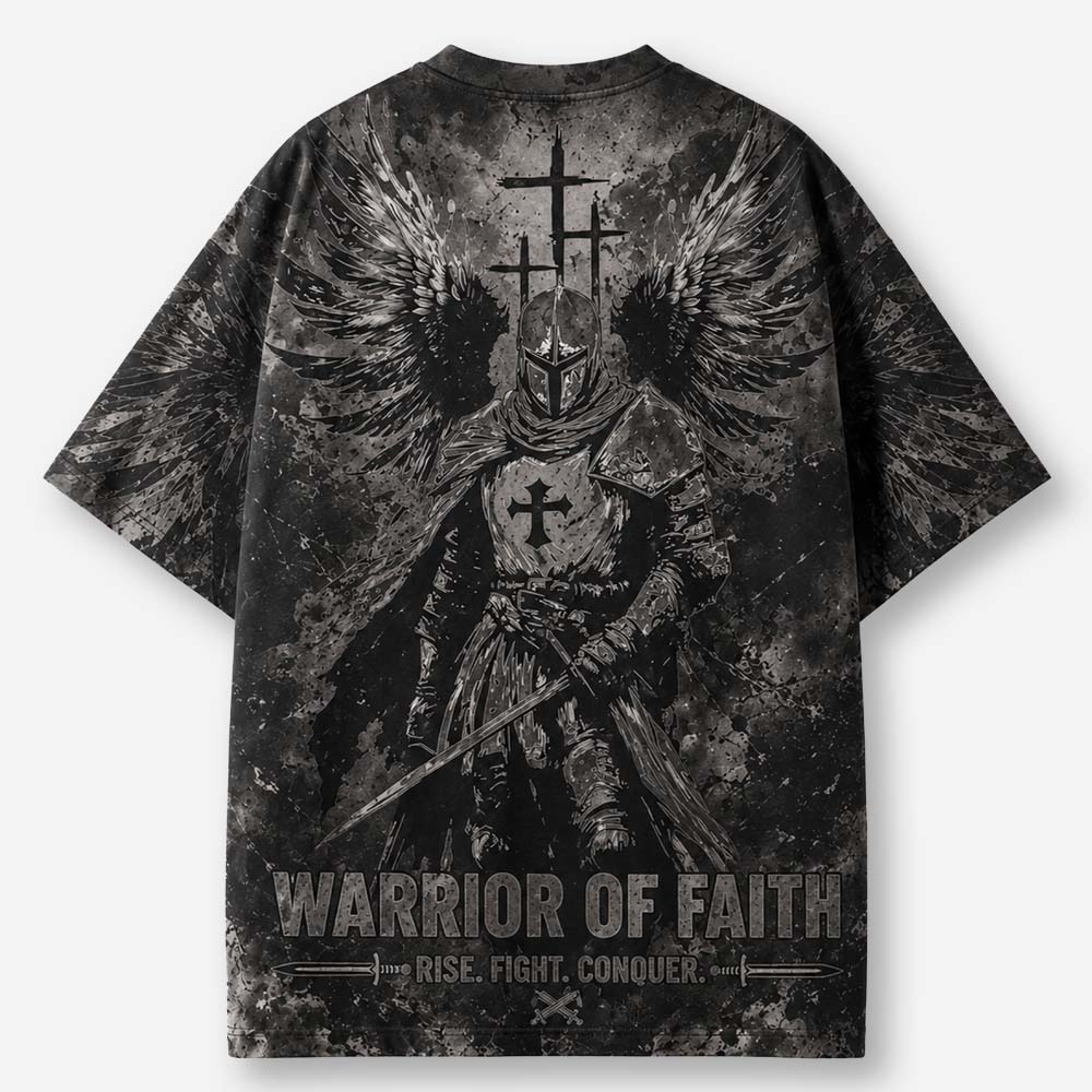 Winged Knight Eco Oversized Graphic Tees · GRS Certified