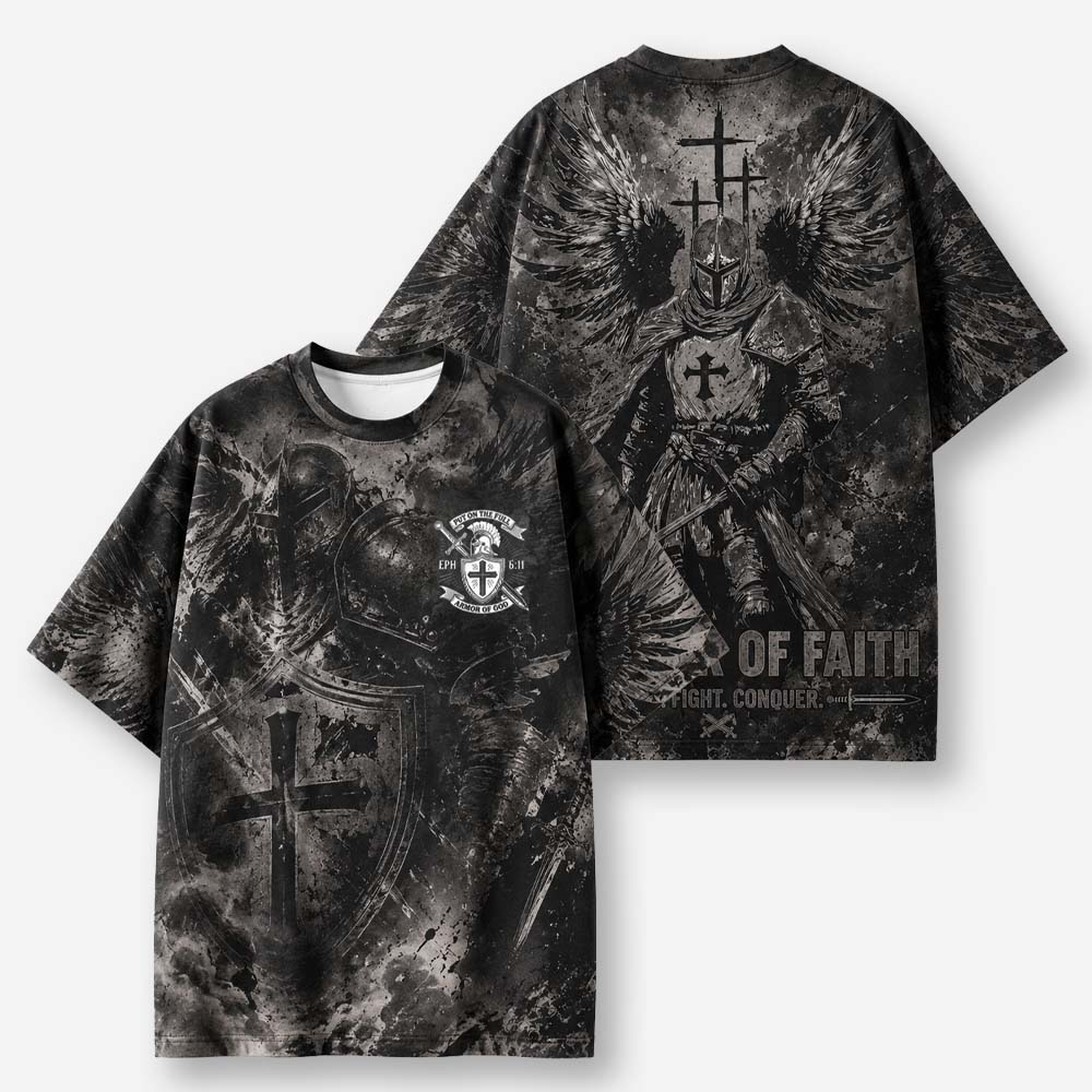 Winged Knight Eco Oversized Graphic Tees · GRS Certified