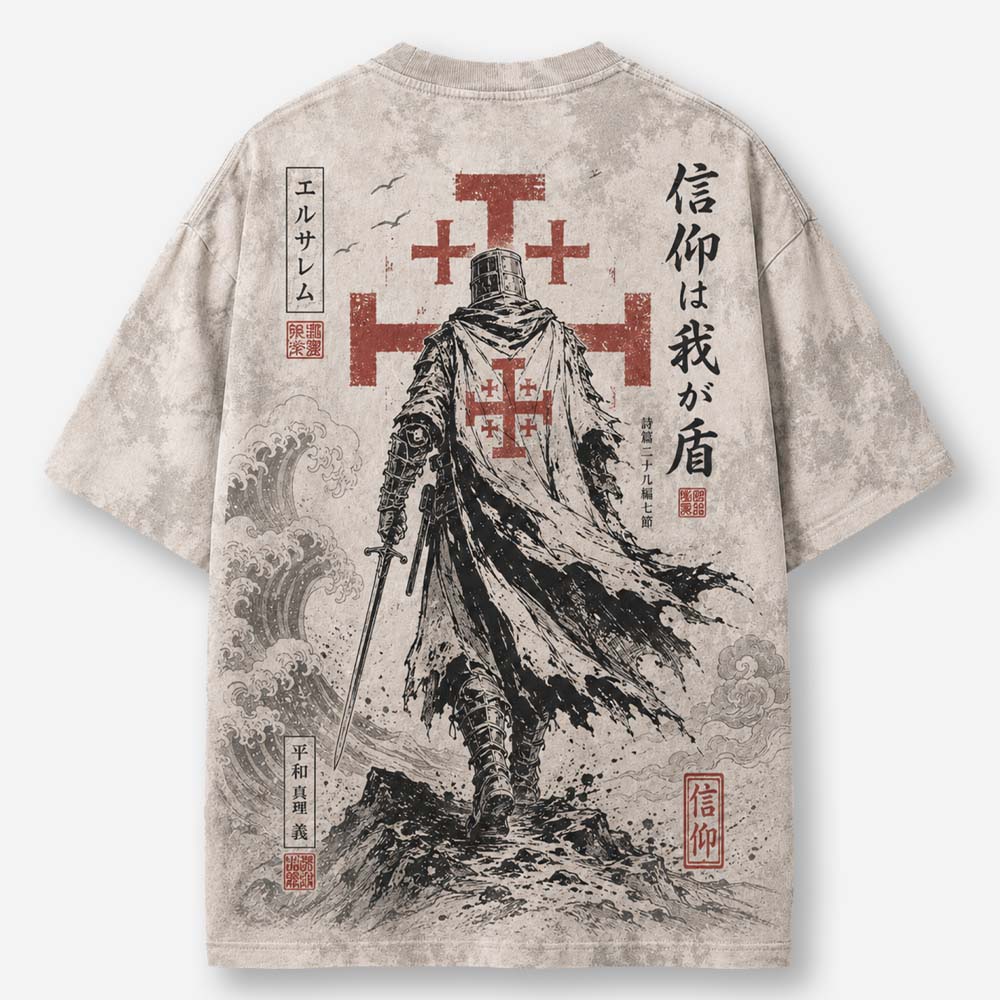 Red Knight Eco Oversized Graphic Tees · GRS Certified