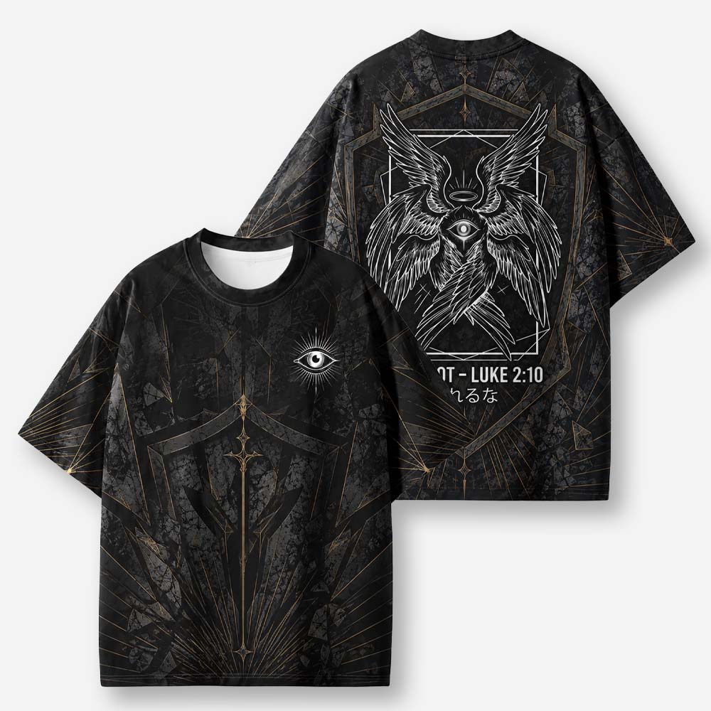 Eye Wing Eco Oversized Graphic Tees · GRS Certified