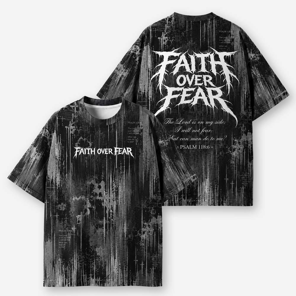 Fearless All-Over Print T-Shirt
