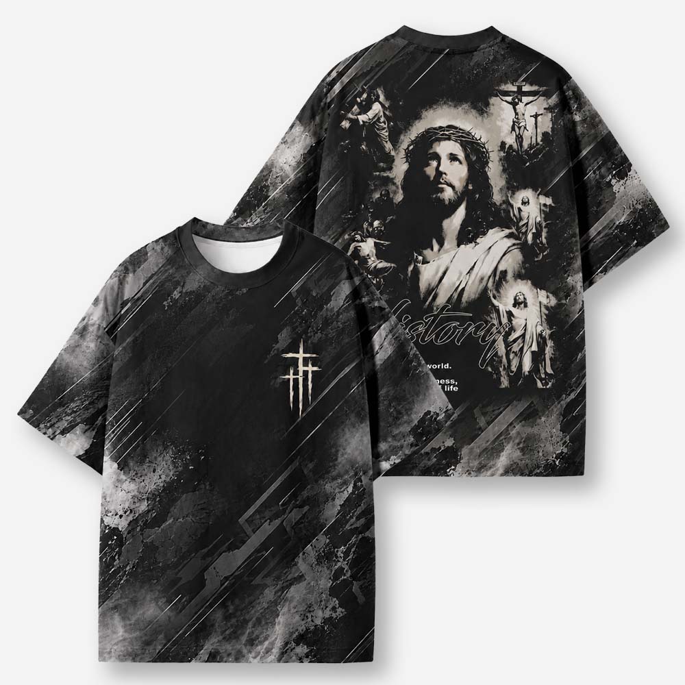 Light of Life Eco Oversized Graphic Tees · GRS Certified