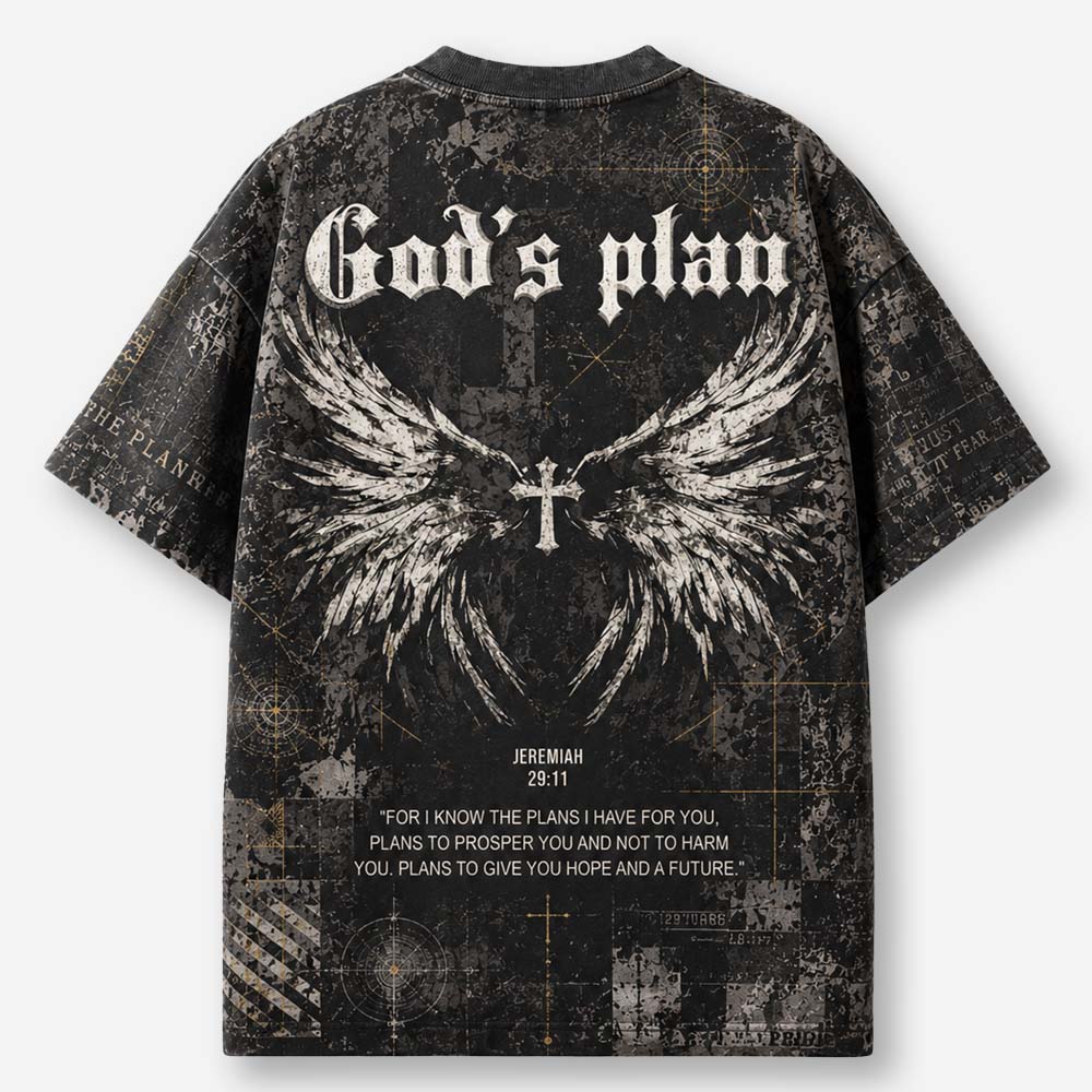 Winged Hope Eco Oversized Graphic Tees · GRS Certified