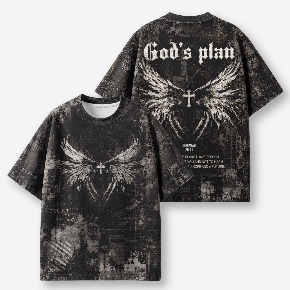 Winged Hope Eco Oversized Graphic Tees · GRS Certified