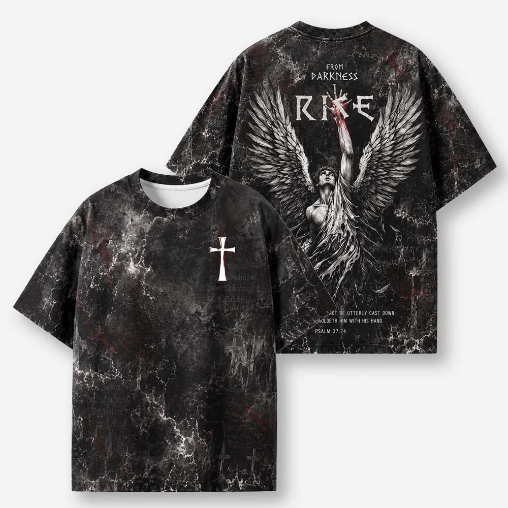 Rising Angel Eco Oversized Graphic Tees · GRS Certified