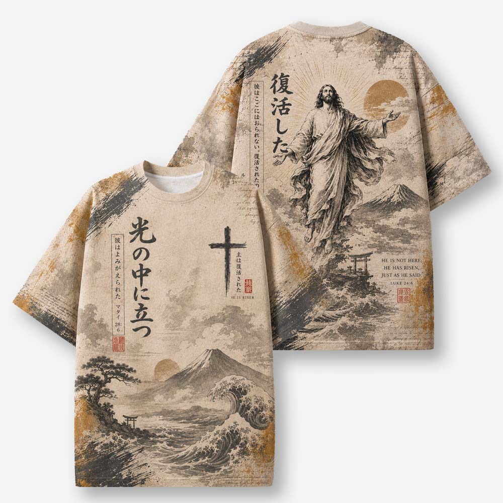 Open Tomb Eco Oversized Graphic Tees · GRS Certified