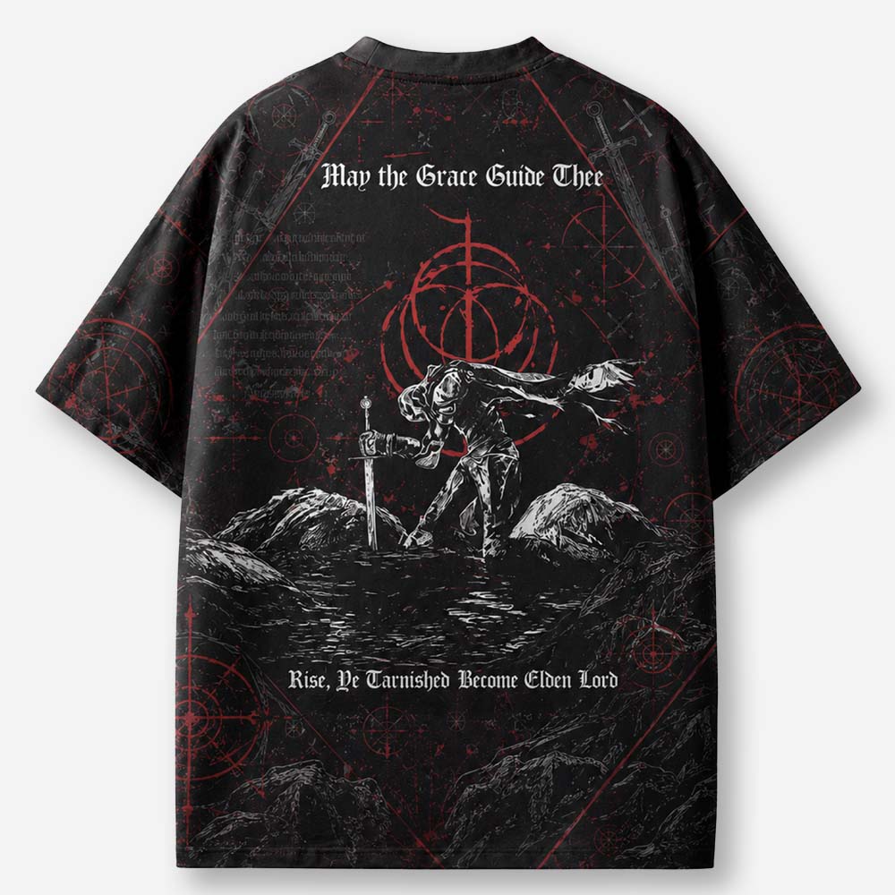 Kneeling Knight All-Over Print T-Shirt