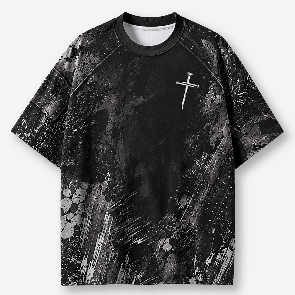 Wounded Crown Eco Oversized Graphic Tees · GRS Certified