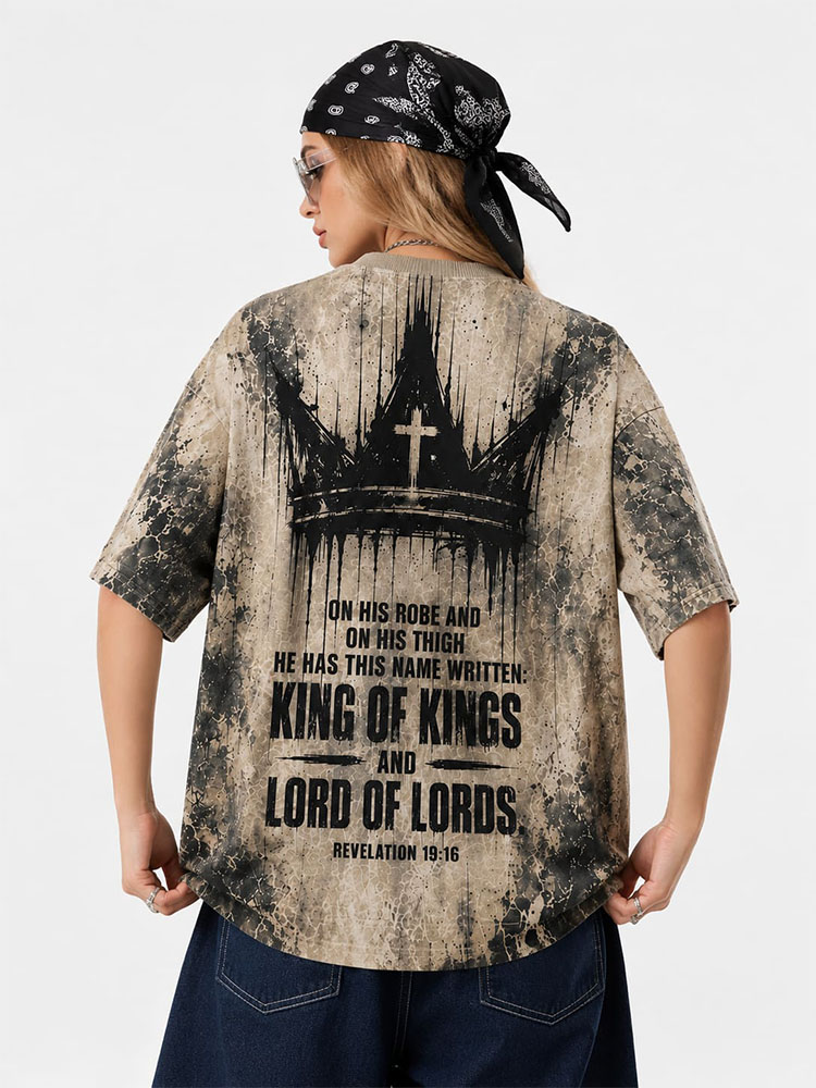 Crown Statement Eco Oversized Graphic Tees · GRS Certified