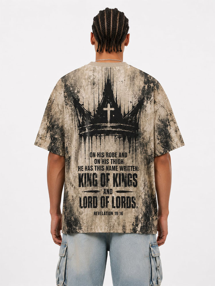 Crown Statement Eco Oversized Graphic Tees · GRS Certified