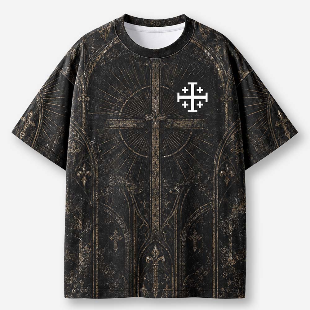 Throned King Eco Oversized Graphic Tees · GRS Certified
