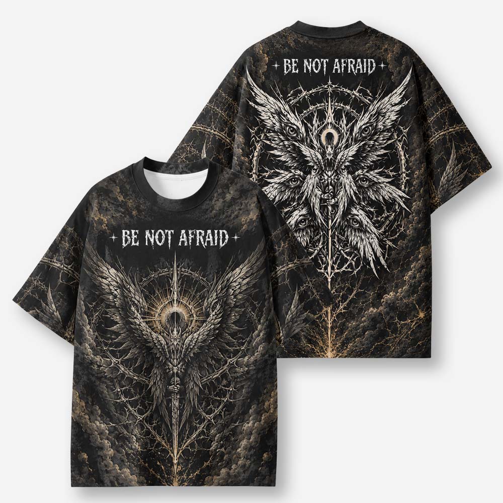 Fearless Eye Wing Eco Oversized Graphic Tees · GRS Certified