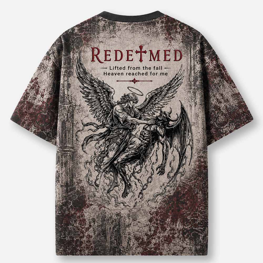 Angel Rescue Eco Oversized Graphic Tees · GRS Certified