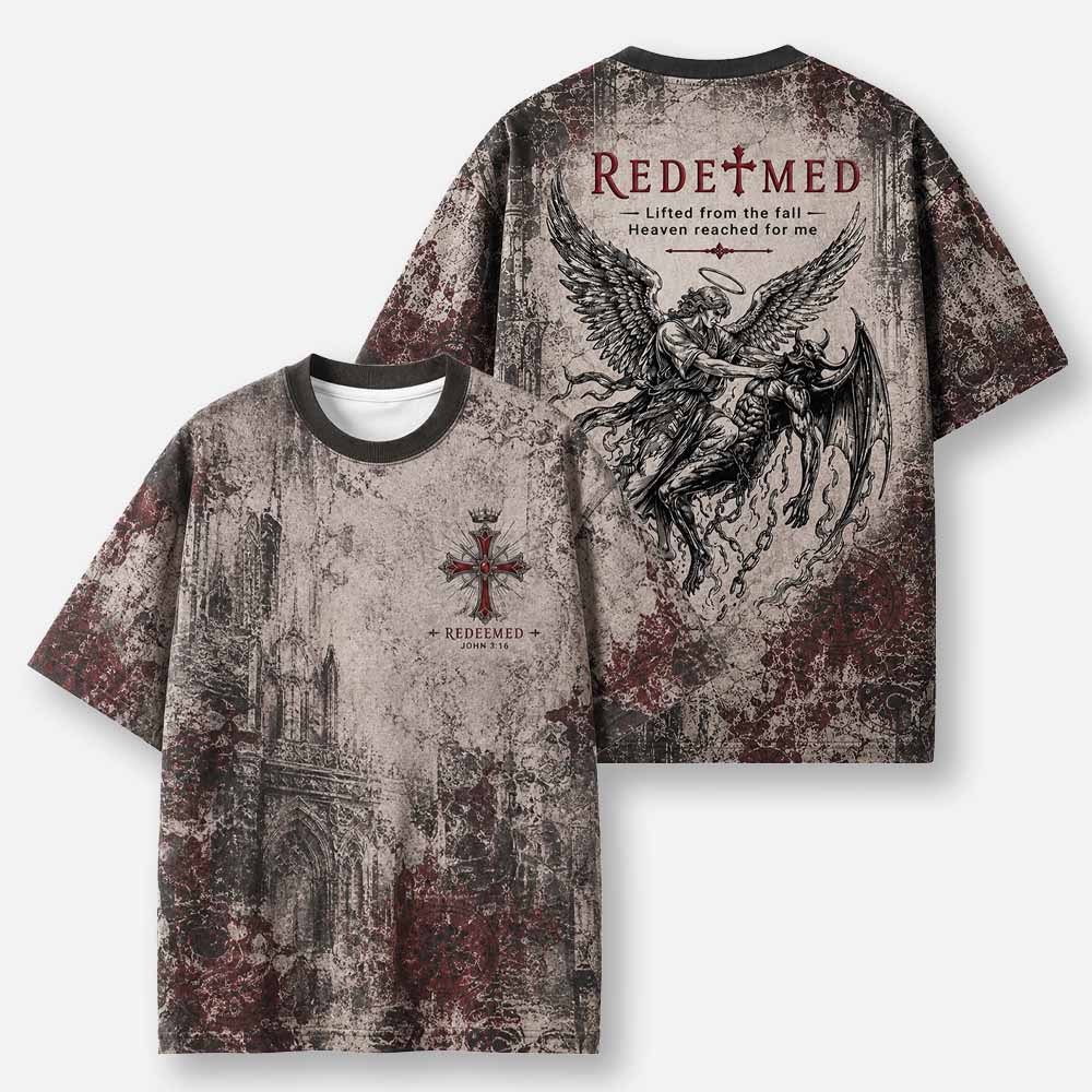 Angel Rescue Eco Oversized Graphic Tees · GRS Certified