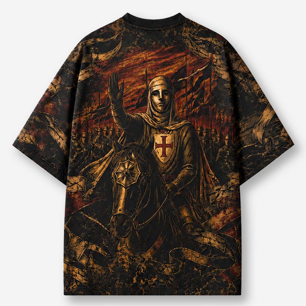 Crowned King Eco Oversized Graphic Tees · GRS Certified