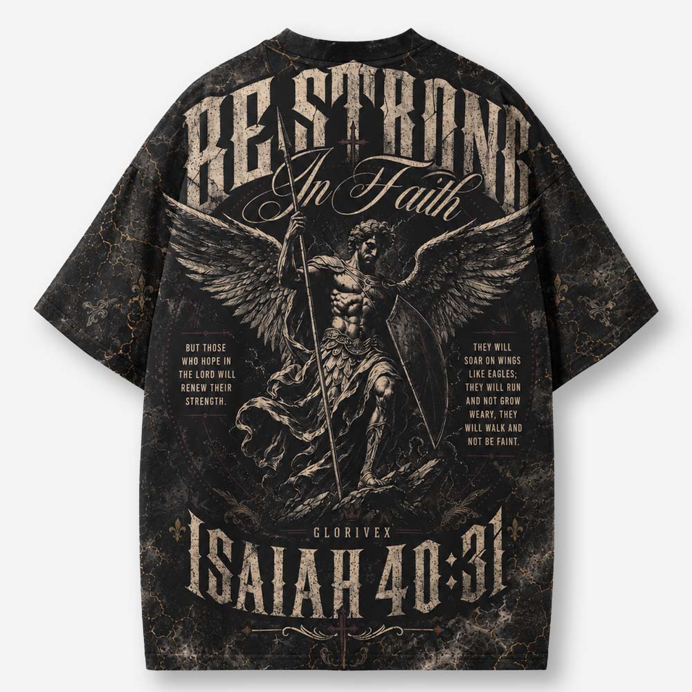 Winged Warrio Eco Oversized Graphic Tees · GRS Certified