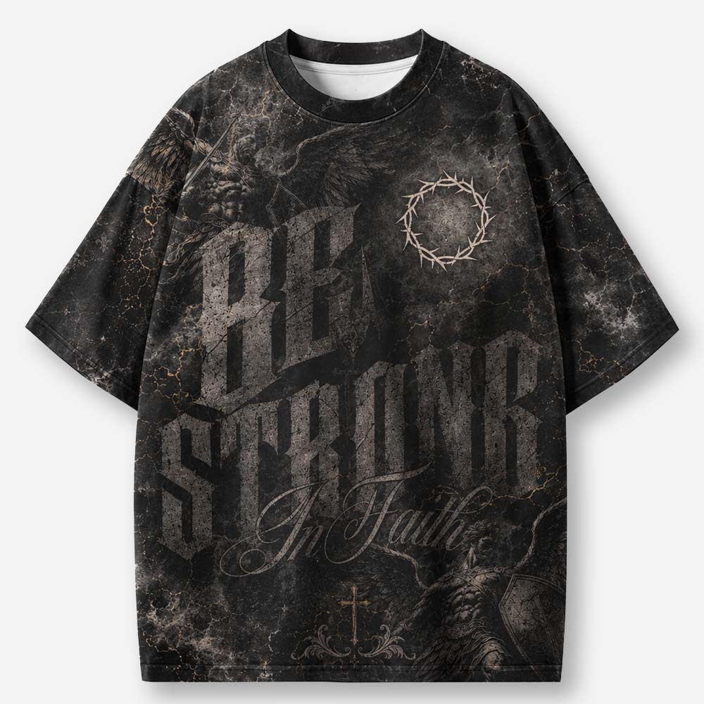 Winged Warrio Eco Oversized Graphic Tees · GRS Certified