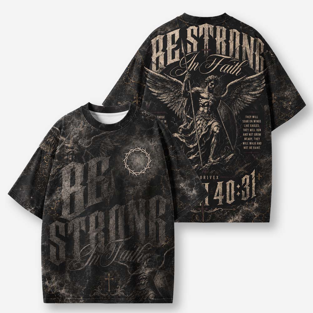 Winged Warrio Eco Oversized Graphic Tees · GRS Certified