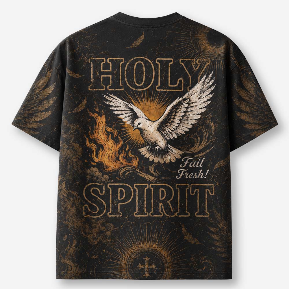 Dove Flame Eco Oversized Graphic Tees · GRS Certified