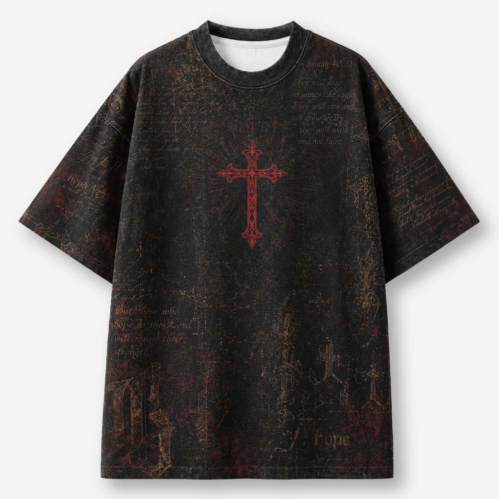 Flock Guardian Eco Oversized Graphic Tees · GRS Certified