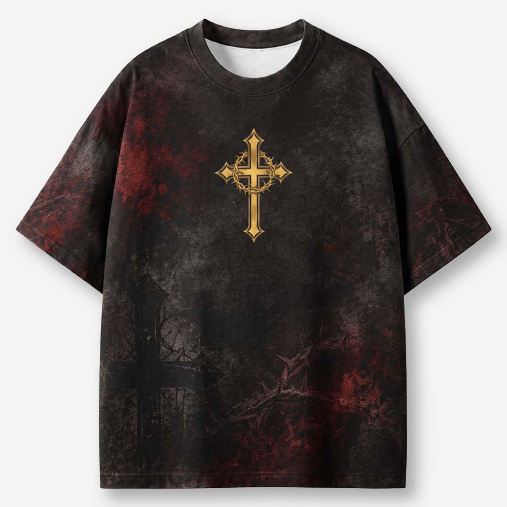 Live For Him Eco Oversized Graphic Tees · GRS Certified