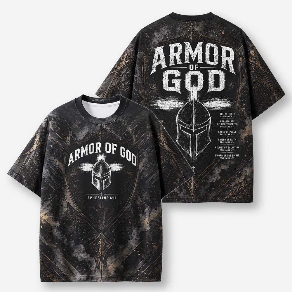 Shield Helmet Eco Oversized Graphic Tees · GRS Certified