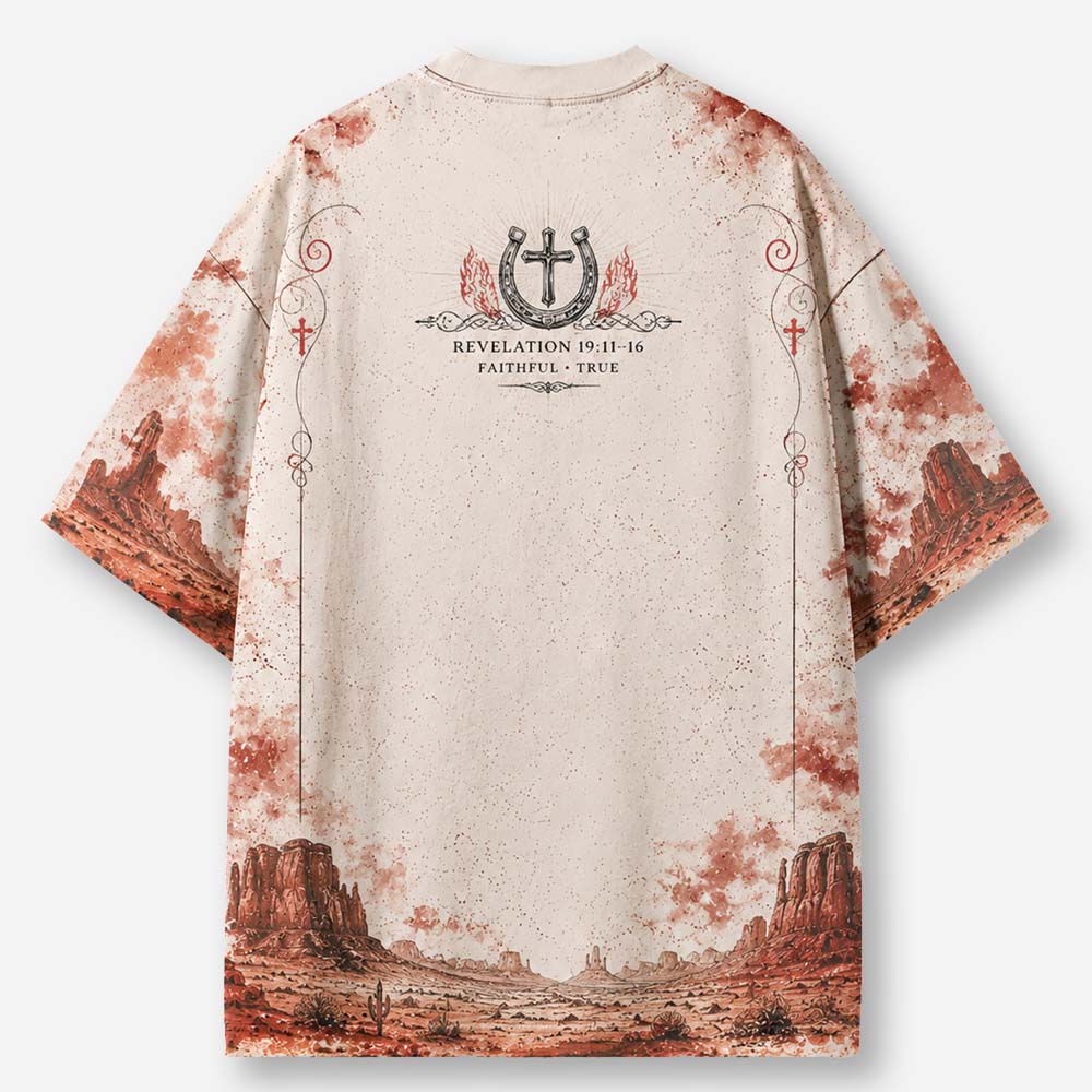Horse Rider Eco Oversized Graphic Tees · GRS Certified