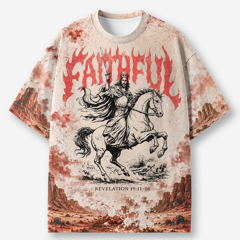 Horse Rider Eco Oversized Graphic Tees · GRS Certified