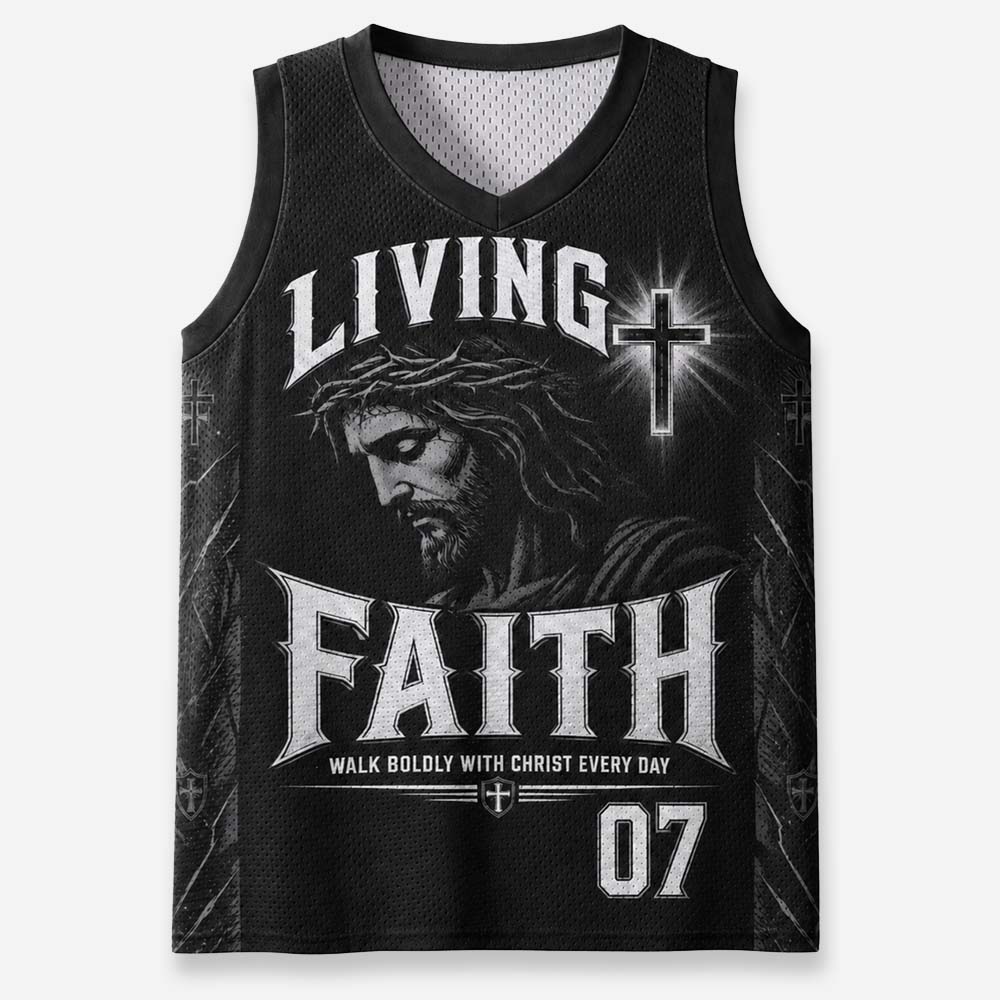 Live Boldly Graphic Mesh Jersey Tank Top