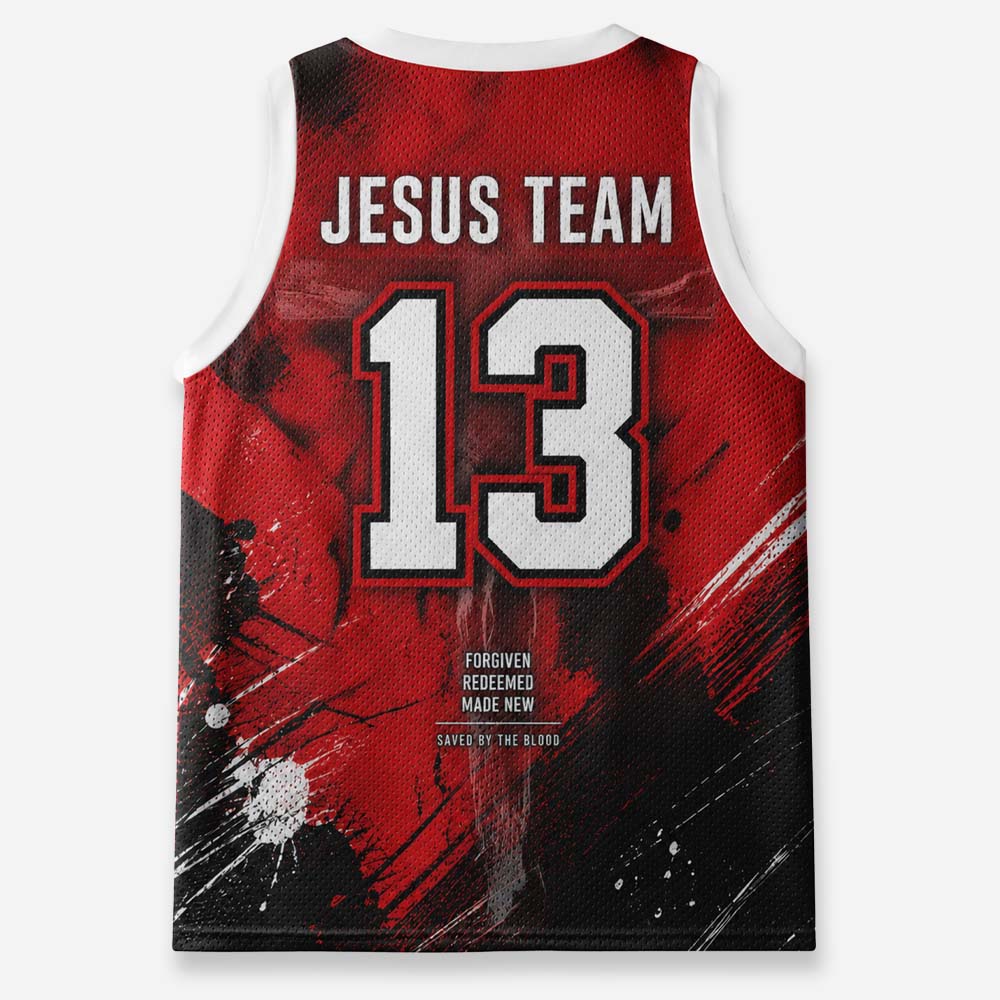 Forgiveness Graphic Mesh Jersey Tank Top