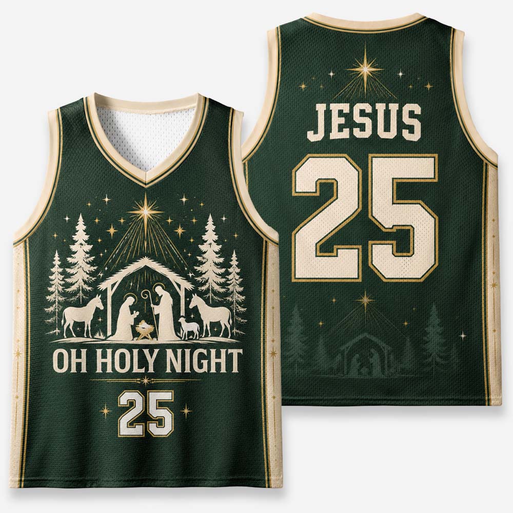 Christmas Star Graphic Mesh Jersey Tank Top