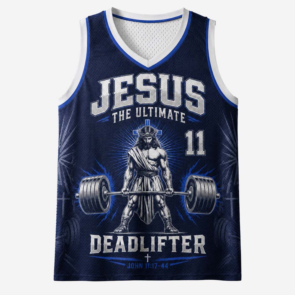 Ultimate Deadlifter Graphic Mesh Jersey Tank Top