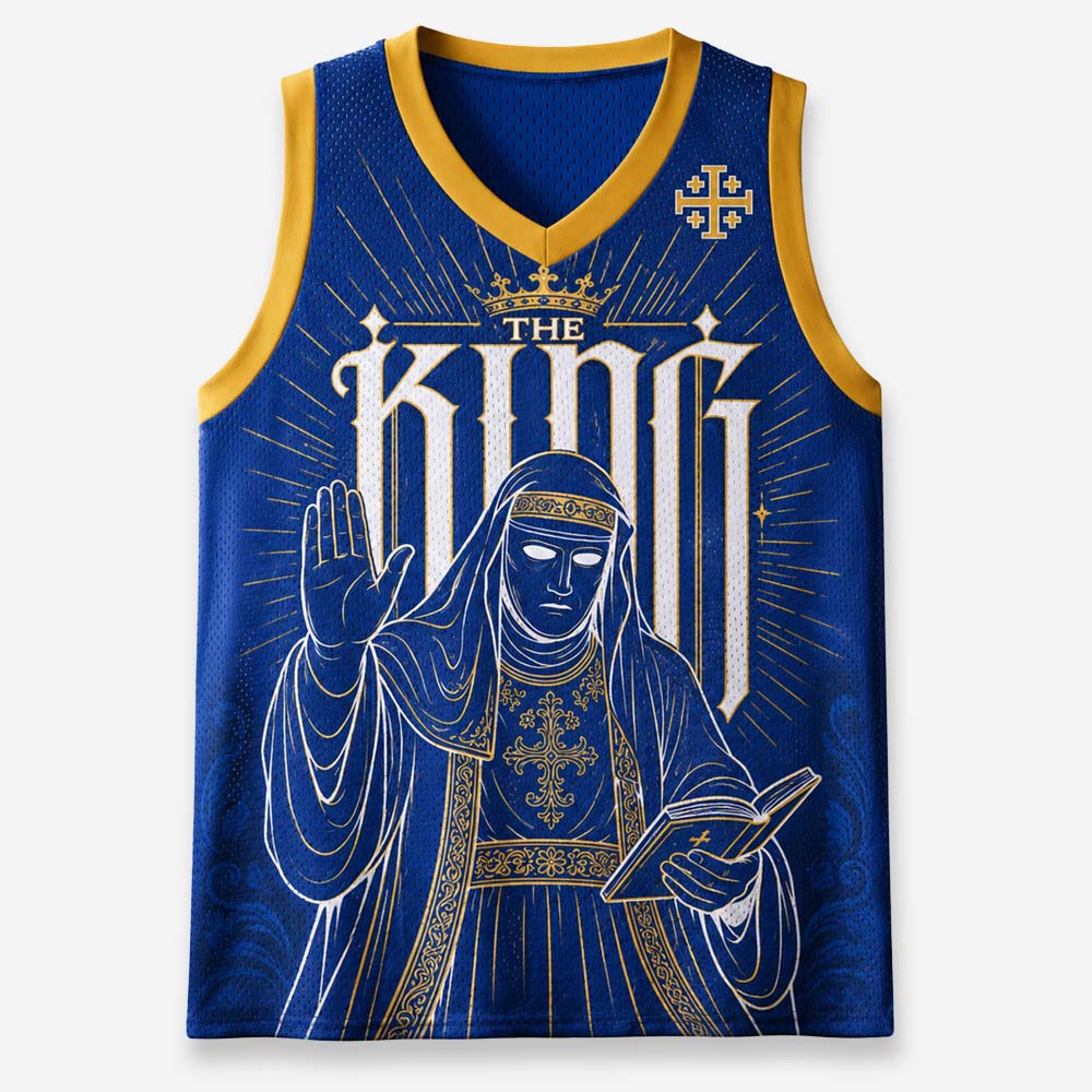 The King Graphic Mesh Jersey Tank Top
